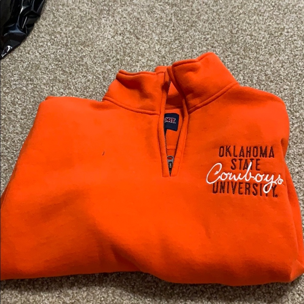 Oklahoma State University 3/4 Pullover